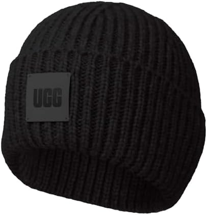 Amazon.com: UGG Kid's Chunky Rib Beanie - Cozy Winter Hat with
