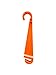 SURE SITE Clay Pigeon Target Hangers 10-Pack. Small, Lightweight, Reusable with Hooks on Each End. Attach to Fence, Line. Orange for Excellent Visibility. Holds Clay Targets, Water Balloons, Cans