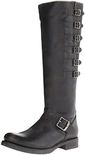 FRYE Women's Veronica Belted Tall-Sto Engineer Boot