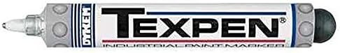 Texpen Industrial Ball Fine Tip Paint Marker White