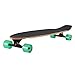 SANVIEW 42inch Complete Bamboo Longboard Skateboards Cruiser Green