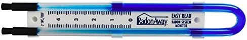 RadonAway 50017 Easy Read Manometer, Blue