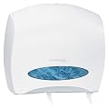 KIMBERLY-CLARK PROFESSIONAL* WINDOWS JRT Jr. ESCORT Jumbo Roll Bath Tissue Dispenser, 16 x 5 4/5 x 14, White - Includes one dispenser.