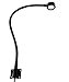 BiNFU Marine 12v Led White/Red Light, 20 inch gooseneck arm, dimmable lamps, Flexible Reading Chart Light for Boat, Rv, Caravan