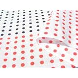 日本手ぬぐい　豆絞り（赤青）　34×83ｃｍ　10枚セット