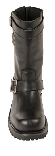 Milwaukee Men's Wide Harness Boots with Zip (Black, Size 7)
