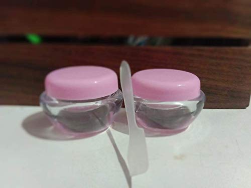 WHOLE MART® Makeup Cosmetic Face Cream Jar Pot Empty Bottle Container - transparent 2Pcs 7 WHOLE MART® Makeup Cosmetic Face Cream Jar Pot Empty Bottle Container - transparent 2Pcs - Image 7