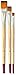 Studio Series Artist's Paint Brush Set (12 highest quality nylon brushes)