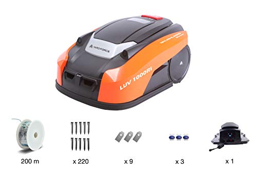 Yard Force Mähroboter LUV 1000Ri bis zu 1000 qm - Selbstfahrender Rasenmäher Roboter mit WLAN-Verbindung, App-Steuerung, iRadar Ultraschallsensor, Kantenschneide-Funktion und Multizonenprogrammierung – Bild 3