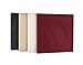 ATS Acoustic Panel 24x24x2 Inches, Square Edge, in Black Microsuede