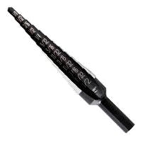 Irwin Tools IRWIN Unibit3T Shank Step Drill Bit, Titanium Nitride Coated, 1/4 to 3/4 by 3/8 (15103)
