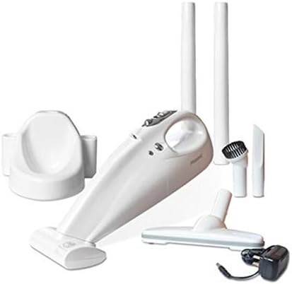 HCDMRE Cordless Handheld Vacuum Cleaner Portable, Wireless multi-function cleaning dual motor work, Wet & Dry 4 Hour Fast Charge Vacuum for Pet Home Office Car Eliminate mites,White