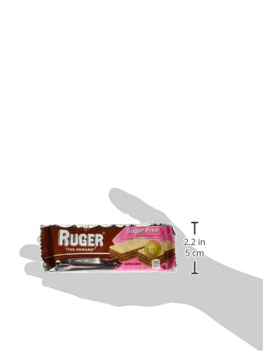 RUGER CHOCOLATE WAFERS, SUGAR FREE, VEGAN, 1.6 OUNCE (PACK OF 12)
