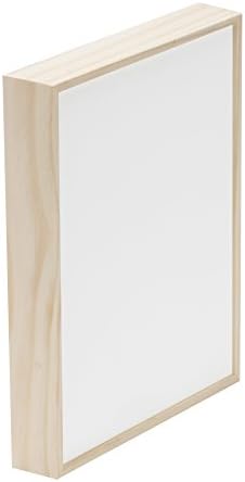 Da Vinci Pro Liquid Art Canvas Multi-Media Panels for High Flow Fluid Acrylics, Glazing Liquids, Pouring Mediums, Encaustics, Resin Paints, and Alcohol-Based Ink - [1.5" Deep, 11x14" Panel]