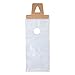 ClearBags LDPE Clear Door Knob Bags, 6x9, Clear, 100 Pack, Door Hanger Clear Bag with Cut Out Hole for Hanging School Supplies, Business Flyer, Newspaper, Merchandise, Magazine Hangers, DK3A