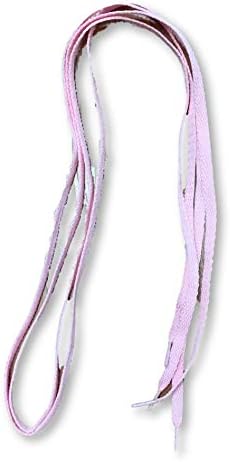 Flat Shoelaces 5/16" Wide Solid Colors Several Lengths for Sneakers and Shoes