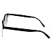grinderPUNCH - Mens Non Prescription Clear Lens Glasses Black/Silver
