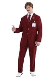 Deluxe Ron Burgundy Suit