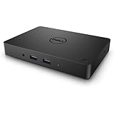 Dell WD15 **For USB-C laptops only** Dock with 130-Watt Adapter, Dual FHD Display or One QHD Display, 3 x USB 3.0, GB LAN, Genuine UK Dell Part 452-BCDJ (1NPF0)