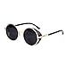 eshion Hot Cool Vintage Style Unisex Round Frame Sunglasses