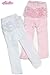 Sophia's 15 Inch Baby Doll Rhumba Tights, Fits American Girl 15 Inch Baby Dolls, Such as Bitty Baby and Most Baby Dolls, Rhumba Tights Set in Light Pink & White