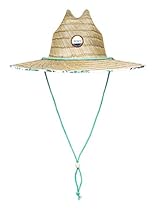 Roxy Women's Tomboy Printed Straw Sun Protection Hat, Marshmallow Cariban Flowers, S/M