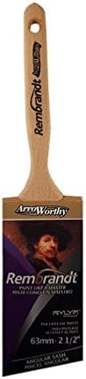 Arroworthy 6422-3 Rembrandt Angle Sash Paint Brush, Polyester, 2.5"