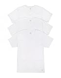 Calvin Klein Men's Undershirts 3 Pack Cotton Classics V-Neck T-Shirts, White, Medium