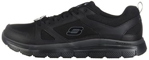 Skechers Men's Relaxed Fit Flex Advantage SR Sneakers Black 16 in