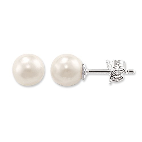 Clous d'oreilles perles petit Boucles d'oreille Perle Argent Sterling 925