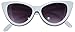 OWL Cat Eye Glasses for Women Retro Vintage 1950s Gold Frame Mirror Lens