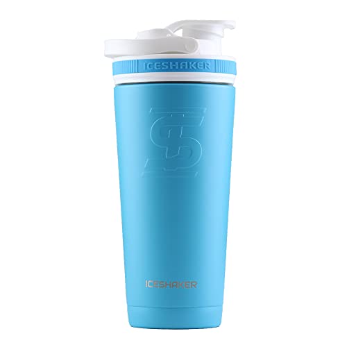 Ice Shaker 26 Oz Shaker Bottle, Stainless Steel