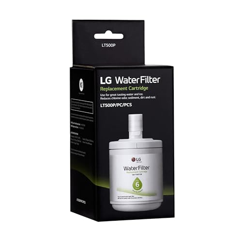 LG LT500P - 6 Month / 500 Gallon Capacity Replacement Refrigerator Water Filter (NSF42 ADQ72910911 , White