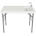 Best Choice Products Portable Cutting Cleaning Table for Fish, Game Hunting w/ Sink, Faucet - Gray