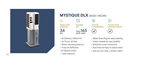 crompton mystique dlx 34 ltrs