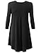 URBANCLEO Womens Basic eLong Tunic Top Mini T-shirt Dress (PLUS Size Available)