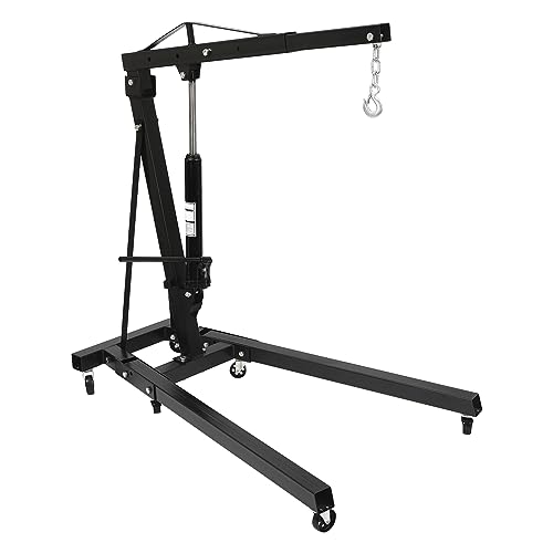 WETUSSEX 2 Ton Folding Engine Hoist, Heavy Duty 4409lbs Lifting