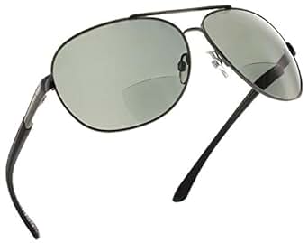 Fiore Aviator Polarized Bifocal Reading Sunglasses Readers