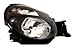 Anzo USA 121121 Subaru Impreza Crystal Black Headlight Assembly - (Sold in Pairs)