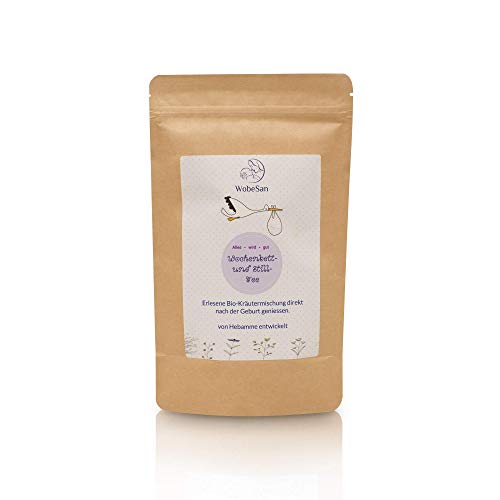 NEUE REZEPTUR - WobeSan Wochenbett- und Stilltee - für die erste Zeit direkt nach der Geburt - erlesene Kräutertee…