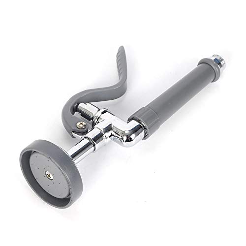 Spray Valve Tap, Multifunction Commercial Sink Kitchen Pre-Rinse Spray Valve Tap Spray Head Water Saver Grey (USA Stock)