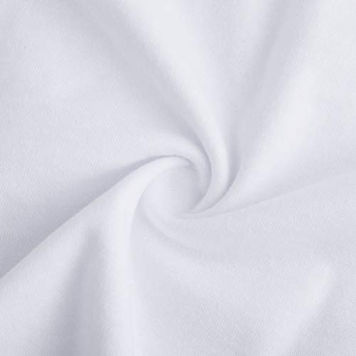 LuluZanm Letter Print T-Shirt for Women Sale Ladies Fashion O-Neck Short Sleeve Blouses Basic Summer Tops Plus S-5XL - Thumbnail 5