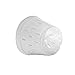 YIKUSH Orchid Pots with Holes Clear Orchid Pot Plastic Plant Pot Flower Pots Outdoor and Indoor Use 5.5 inch 5 Pack