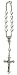One Decade Auto Rosary For Rear View Mirror (Crystal Aurora Borelais)