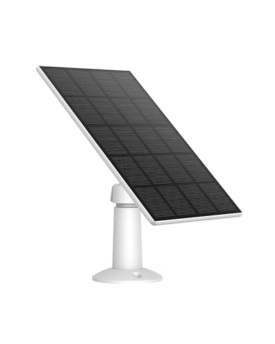 eufy eufyCam C35 (4er-Pack) mit Solarpanel C10(3W), Magnetische Halterung, Farbnachtsicht, Lokaler Speicher, IP67, Gesichtserkennung, Solarpanel-Kompatibel, Ohne ABO,Weiß 3