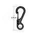 Mini Spring Hanging Buckle (2.5CM), 20Pcs Carabiners Hook Clip EDC Paracord Hook