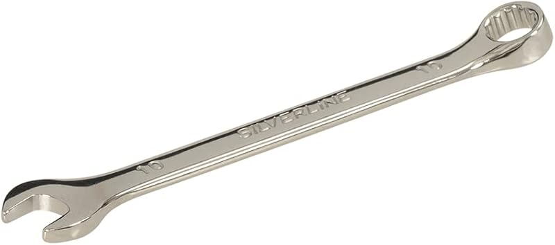 Silverline LS10 10 mm Combination Spanner Chrome Vanadium Hardened