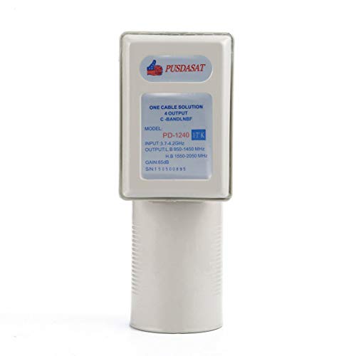 1240C Band Digital Lnb High Gain One Cable Solution Lnbf Hd Tv Satellite