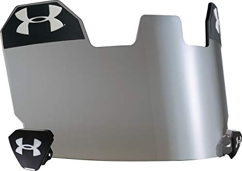 image for Under Armour Standard Football Helmet Visor, Grey (Renewed), mens
