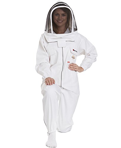 UPC 637665760613, NATURAL APIARY - Max Protect Beekeeping Suit - 100% Fine Cotton Beekeeper Suit &amp; Veil - Maximum Protection - Professional &amp; Beginner Beekeepers - Small